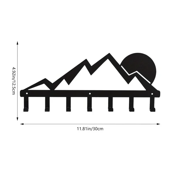 Multi-functional Mountain & Sunrise Towel Rack, Coat Rack, Organizer, Hook for Wall Towels Use Multi-Purpose Hangers Towel Rack