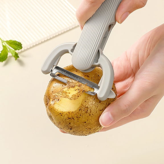 Multi-functional Peeling Knife Set 3-in-1 Kitchen Utensil with Ergonomic Handle and Integrated Potato Eye Remover for Easy Vegetable Preparation