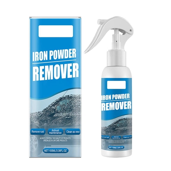 Multi-functional Quick-Acting Rust Removal Spray, Multipurpose 100ml Heavy-Duty Iron Rust Stain Remover, Portable Remover Sprays for Vehicles, Metal, Tools, Cars & Household (Blue 2pcs)