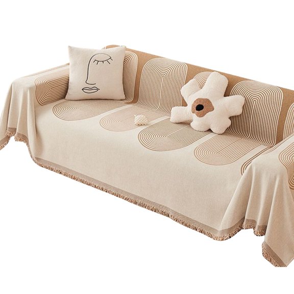 Multi functional Sofa Throw Sofa Blanket Cover Bed Sheet Geometric Pattern