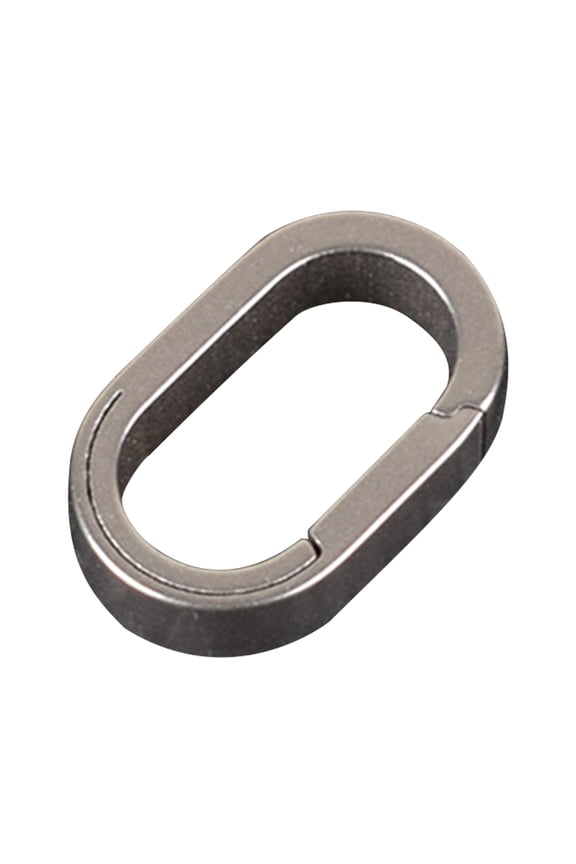 Multi-functional Titanium-alloy Key Rings Quick Release Keychain Clip Rings Side Pushing Key Rings Closed Key Rings