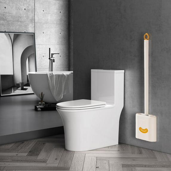 Multi-functional Toilet Brush, No Dead Angle Cleaning for Kitchen and Bathroom, Easy Installation, Efficient Drainage Tool, Durable Plastic Material, Versatile Household Cleaner B