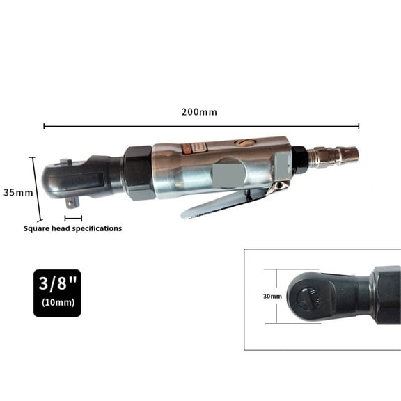Multi-functional Tool 27/28N.M 250rpm Air Pneumatic Ratchet Wrench Torque Spanner ,Long-Term Reliability