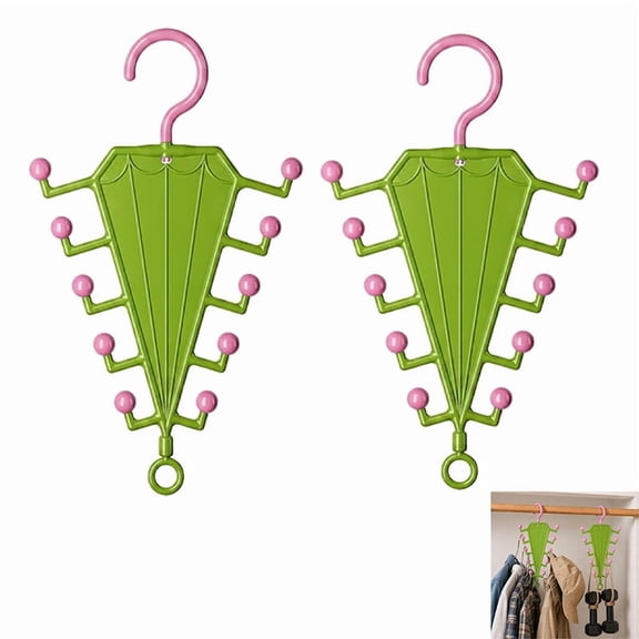 Multi functional V shaped Double sided Hanger Storage Rack, Heavy Duty 360 Swivel Triangle Closet Organizer for Clothes Combinable Space Saver
