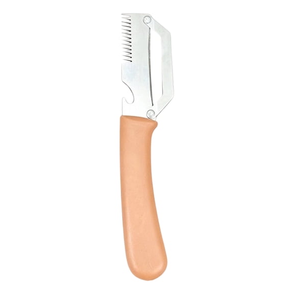 Multi-functional Vegetable Peeler with Handle, Stainless Steel Thick Blade Fruit Slicer and Green Onion Cutter Slicer, Saves Cooking Time