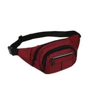 Multi functional Waist Belt Bag Shoulder Bags Crossbody Pack Perfect for Running Hiking and Cycling