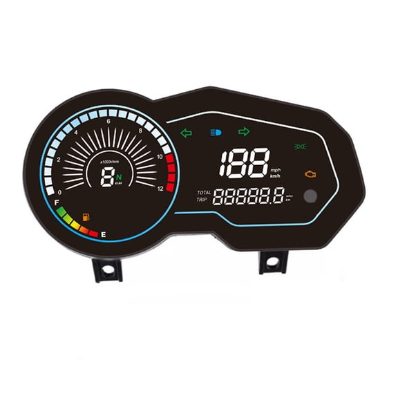 Multi-functional Waterproof Motorcycle Digital Speedometer Dashboard For Italika D150Z 150SZ 170Z,12v Speedometer Speedometer-black