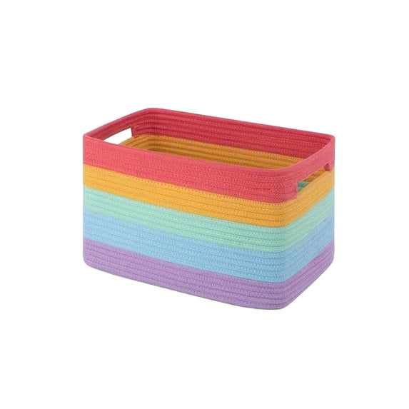 Multi-functional Woven Storage Basket for Organizing Home Essentials and Decorative Uses