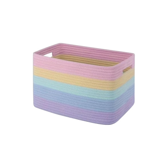 Multi-functional Woven Storage Basket for Organizing Home Essentials and Decorative Uses