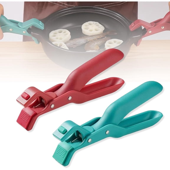 Multi-functional anti-scald bowl clip, heat-resistant and anti-scald gripper, kitchen silicone non-slip clip, suitable for bowls, pots, plates, etc., kitchen gadget.