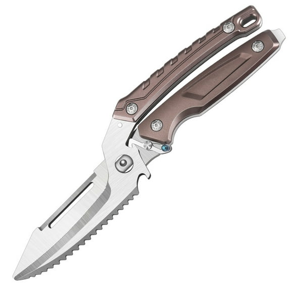 Multi functional kitchen scissors, detachable fish scraper, vegetable cutter, vegetable and fruit scraper