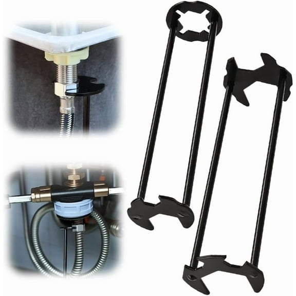 Multi functional sink wrench, a universal sink drain tool with 7 sizes for 2025, suitable for professional plumbers, sink faucet wrench, and narrow space faucet tool under sink (combination version)