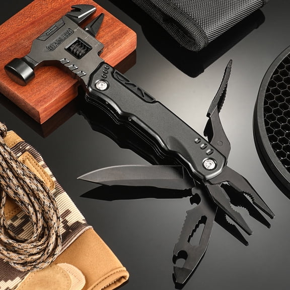 Multi functional wrench Hammer combination universal folding pliers EDC tool Wrench universal folding pliers Hand Tools