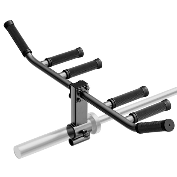 Multi-grip T Bar Row Landmine Attachment, Black, For 1" & 2" Barbell Workouts