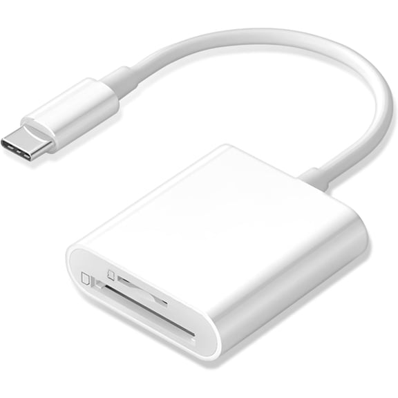 Multi-in-1 OTG Card Reader, SD/TF/USB Adapter Compatible with Most Devices