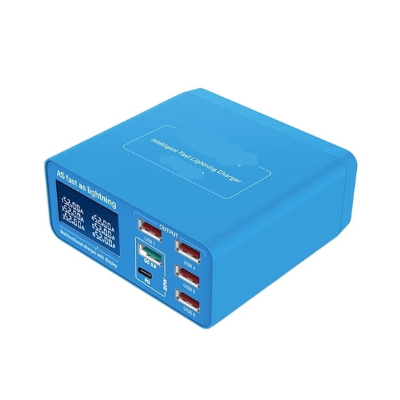 Multi-interface Charger USB QC3.0 PD3.0 Multi-device Compatible Protection Fast ,Easy to Use