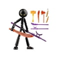 thumbnail image 1 of Multi-joint Flexible Movable Stick Figure Toy, DIY Assembled Adjustable Action Figurine With Rotatable Joints For Handmade Assembly Game And Desktop Ornament Decoration, 1 of 5