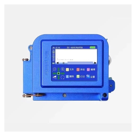 Multi-language 25.4mm Touch Screen QR Bar Batch Code Date Logo Expiry Label Portable Handheld Jet Thermal Inkjet Printer