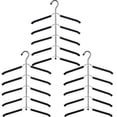 thumbnail image 1 of Multi-layer 5-in-1 Stainless Steel Clothes Hanger 3 Pack Closet Organizer, 1 of 7