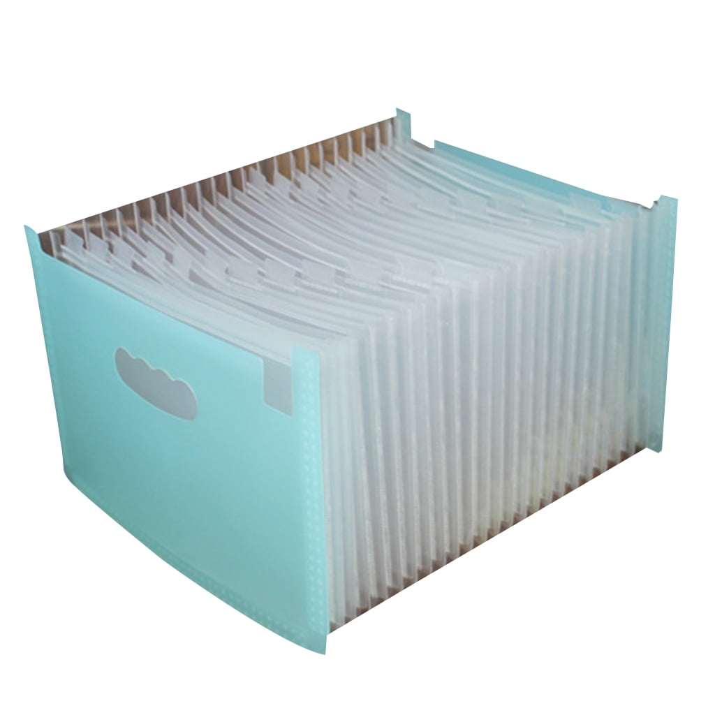 Multi-purpose Standing Document Folder Expandable A4 File Folder with Index Tabs