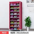 thumbnail image 1 of Multi-layer Assembled Shoe Rack Dust-proof Storage Shoe Cabinet Home Shoe Stand Dormitory Simple Storage Shelf Organizer Holder, 1 of 1
