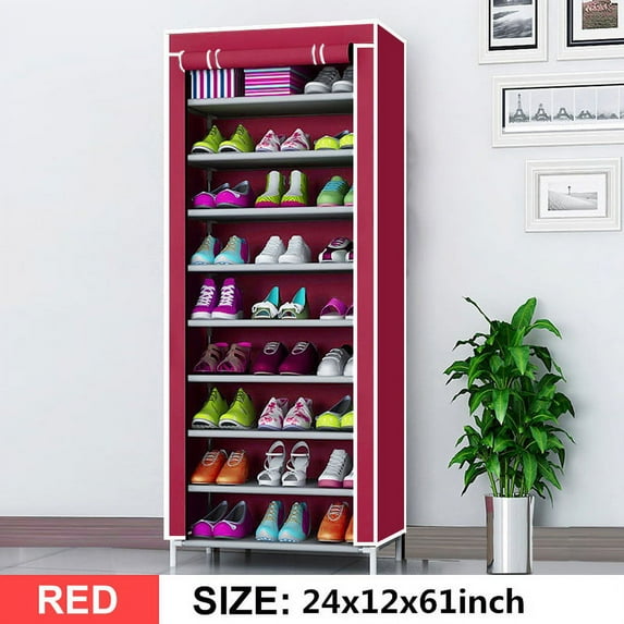 Multi-layer Assembled Shoe Rack Dust-proof Storage Shoe Cabinet Home Shoe Stand Dormitory Simple Storage Shelf Organizer Holder
