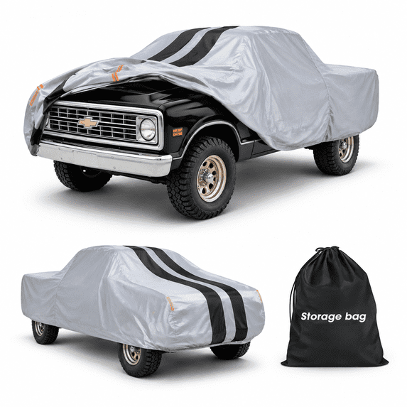 Multi-layer Car Cover Custom Fit For Chevy C10 Regular Lb 8-9' (1960 ...