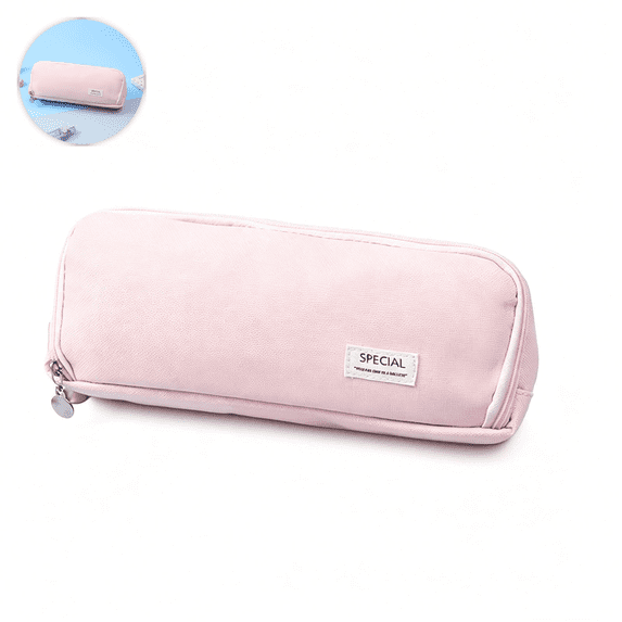 Multi-layer Cloth Pencil Case Set – Elegant Japanese and Korean Style Multi-Functional Stationery Storage Box for Office and Creative Use (2-Pack)