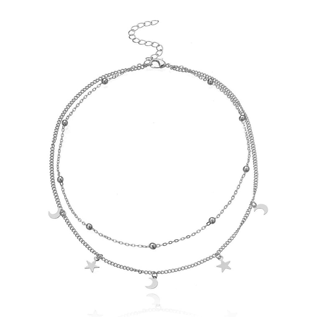 Star decorated chain choker deals