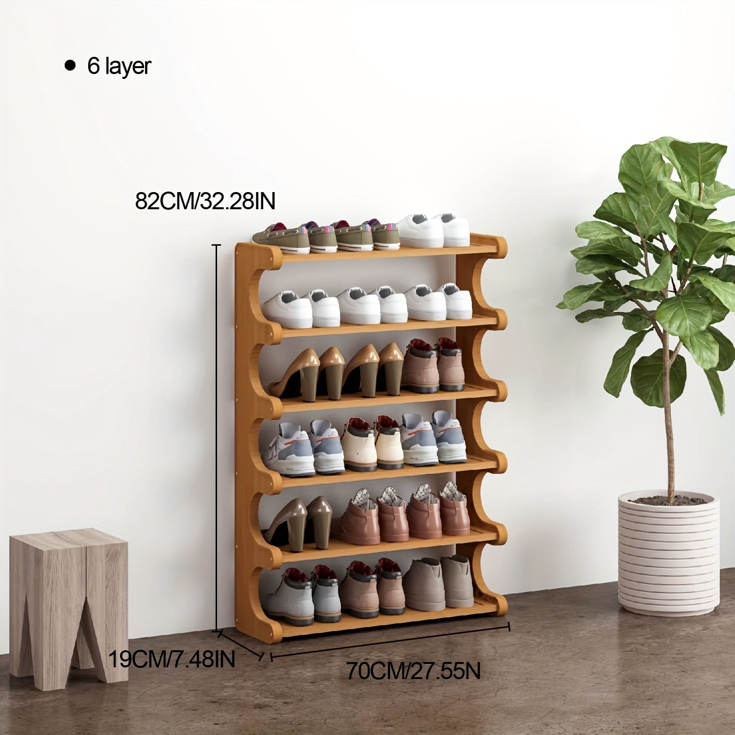 Multi-layer Shoe Racks - Space-saving, Easy to Assemble, Independent ...
