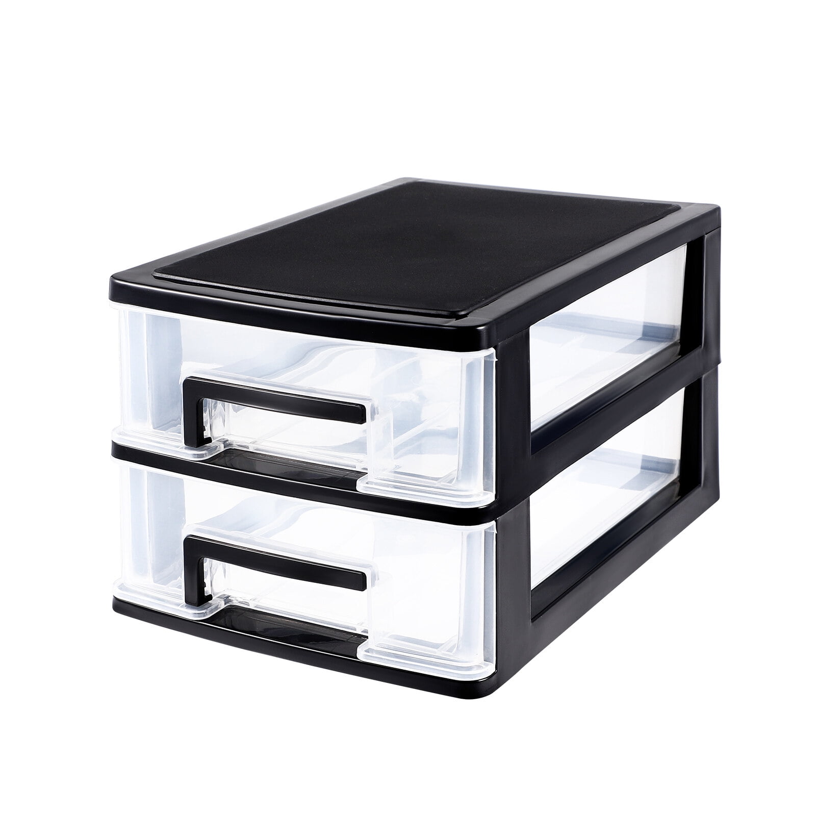 TOYMYTOY Black Plastic Storage Cabinet for Office and Study Room ...