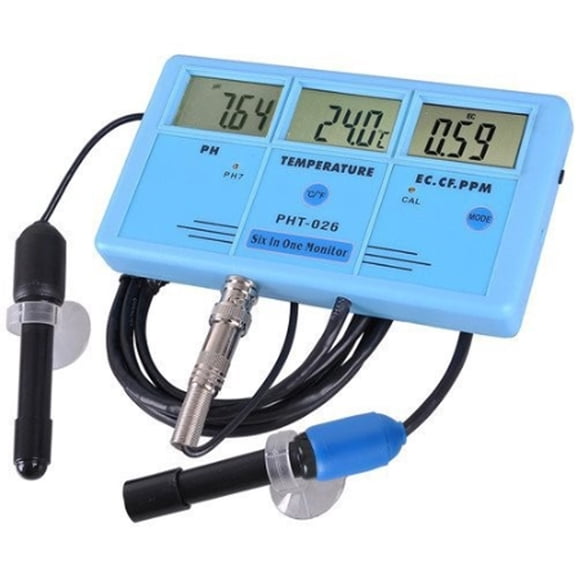 Multi-parameter Detector Aquarium Online Ph Meter TDS Temperature Conductivity Test Pen EC/CF Measurement Analysis Tool