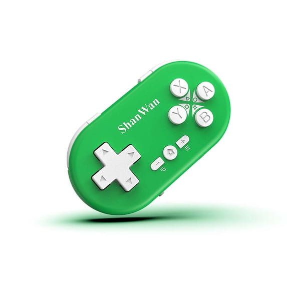 Multi platform mini Bluetooth game controller, pocket mini controller (Green)