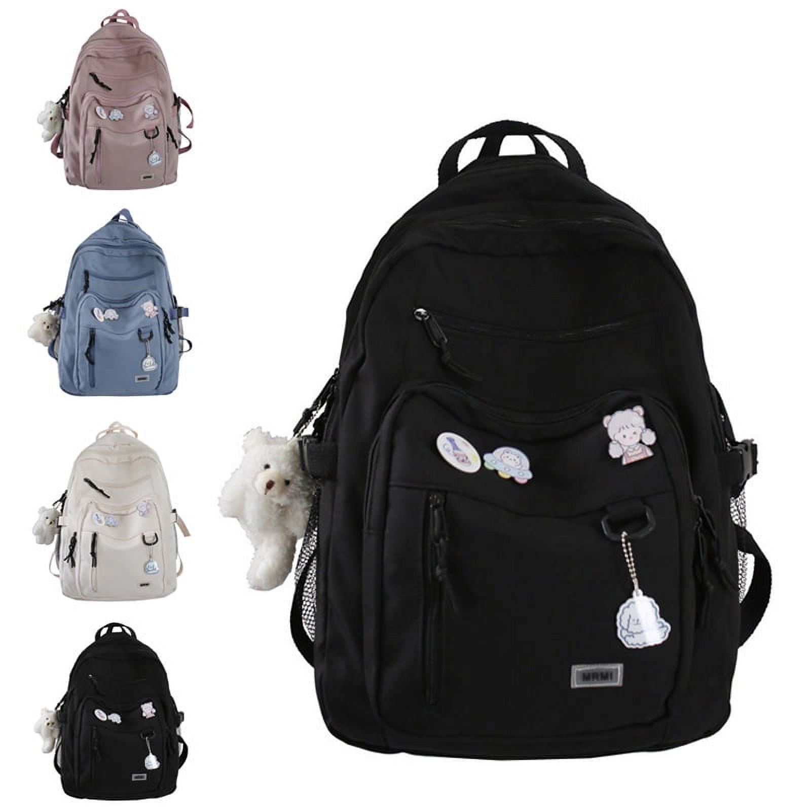 Multi-pocket Backpack Casual Student Knapsack Kuwait Ubuy