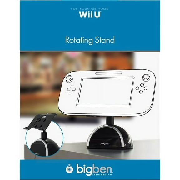 Multi-position Rotating Stand for Nintendo Wii™U