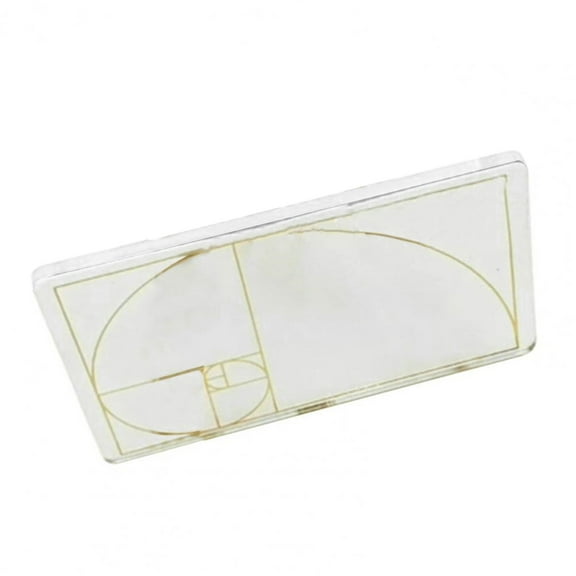 Golden Section Finder Golder Ratio Correction Tools Thicken Acrylic Ruler Drafting Tools for Architect Drafting