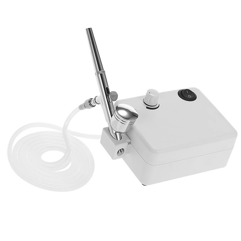 Airbrush Kit With Compressor Portable Mini Air Brush Spray Gun With  Compressor Kit Single-dual Action Paint Set-black -krygv