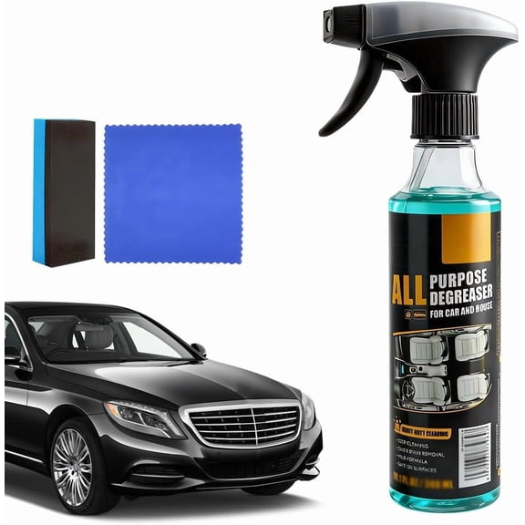 Car and Household Cleaner, Foam Cleaning Spray for Auto Detailing, 4.2 fl oz