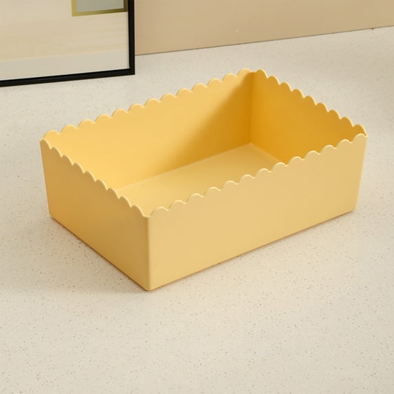 Multi-purpose Desktop Storage Box,Plastic Cosmetic Organizer,Compact Basket for Household Sundry Daily Arrangement