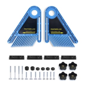 Multi-purpose Double Feather Board for Router Table Saws Miter Gauge Slot