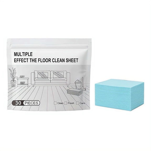 Multi-purpose Floor Cleaner Tablets, Quick-Dissolve Mopping Sheets for Hardwood Tile Vinyl Laminate, Pet-Friendly Deep Cleaning, Space-Saving