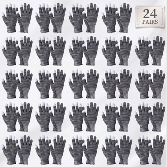 Multi-purpose Gardening Gloves, 24 Pairs Bulk Breathable 8.9 Inch, for Men & Women Weeding Pruning Work