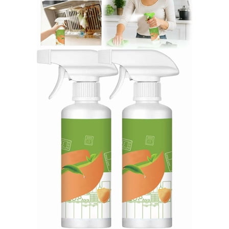 Multi-purpose Household and Kitchen Cleaning Spray,Multi-purpose Kitchen Grime Remover for Household Cleaning,Convenient Handheld Cleaner for Home Family (2PCS)