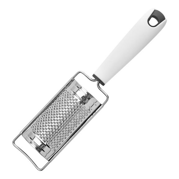 Multi-purpose Kitchen Grater, Stainless Steel Planer, C-type Scraper, for Cheese, Fish Scales, and Vegetable Shredding, Silver, by FAJHHA