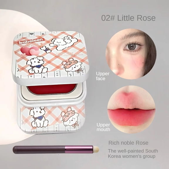 Multi-purpose Lip Cheek Cream Lip Mud Blush Mud Dual Use Korean Blush Cream Lip Mud Soft Mist Matte Makeup