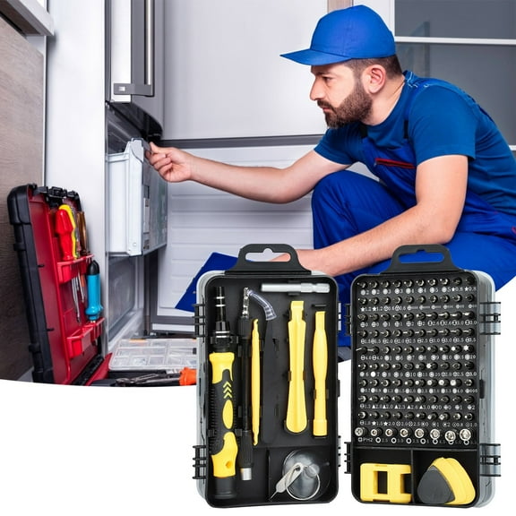 Multi-purpose Mobile Phone Screwdriver Set,115-in-1 Carbon Steel Tool,Disassembly & Maintenance,Precision Screwdriver,Phone Repair Kit,Universal Tool for DIY Enthusiasts & Technicians Holiday Joy