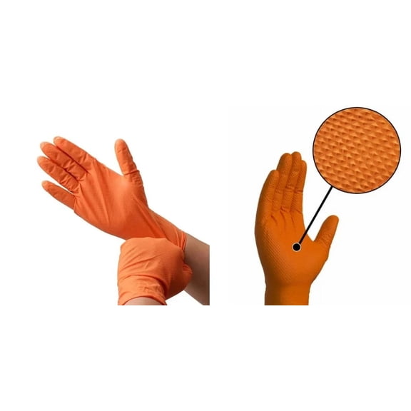 Multi-purpose Nitrile Gloves Mechanic Industrial Waterproof Safety Work Gloves ,Flexible and Comfortable