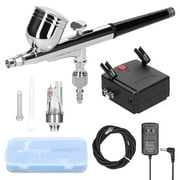 Multi-purpose Professional 0.3mm Airbrush Air Compressor Kit 20-35PSI Airbrush Pen Air Pump Set for Model Making DIY Art Painting