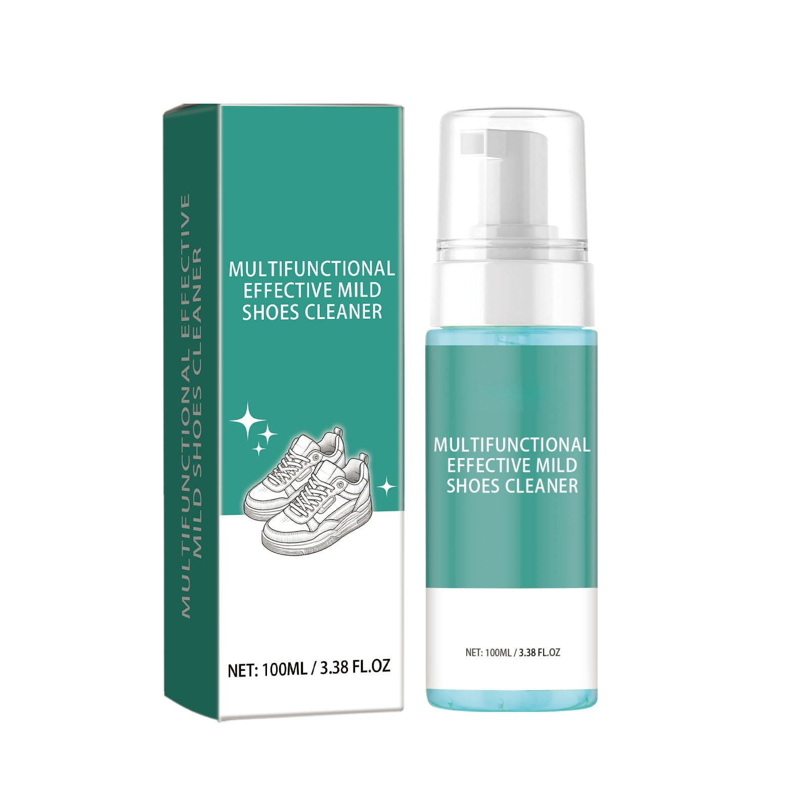 Multipurpose Shoe Cleaner Foam Cleaner 100ml Clean Stubborn Stains