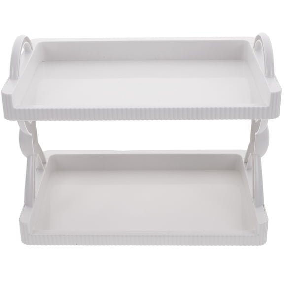 Multi-purpose Storage Rack Practical Storage Rack 24X14.5X19.5CM White